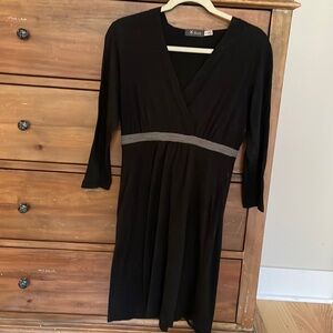 Merino wool knee length dress